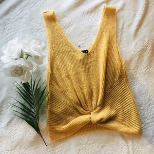 Mustard yellow tank top